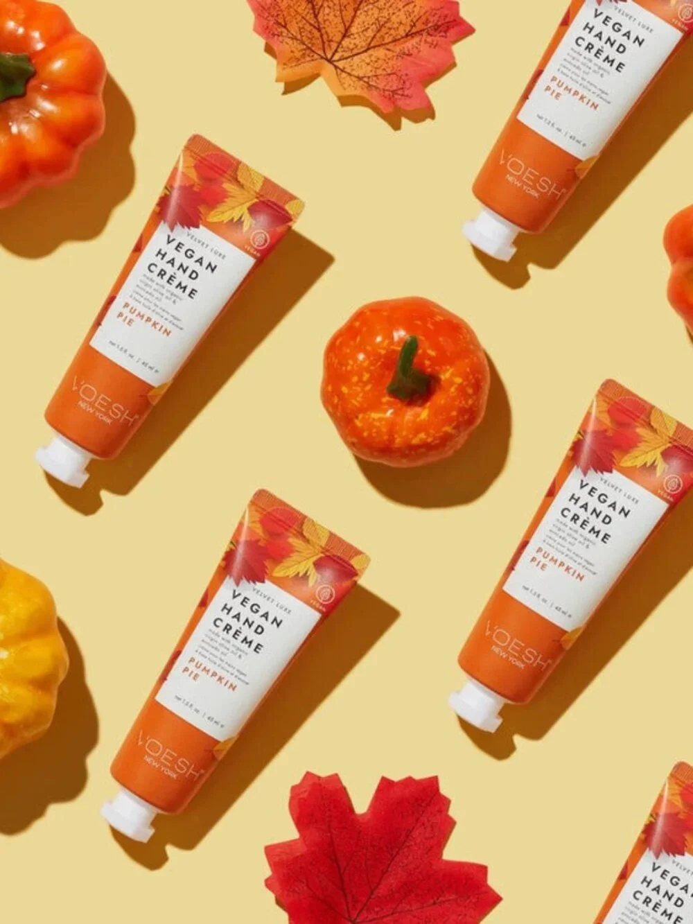 ❤️5/$25 VOESH Pumpkin Pie Vegan Hand Crème 1.5oz Limited Edition SEALED